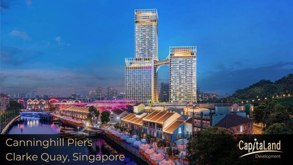 CanningHill Piers – dự án phức hợp cao cấp do CapitaLand phát triển tại Clarke Quay, Singapore